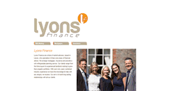 Desktop Screenshot of lyons-finance.com