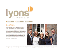 Tablet Screenshot of lyons-finance.com